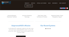 Desktop Screenshot of bioprocessh2o.com